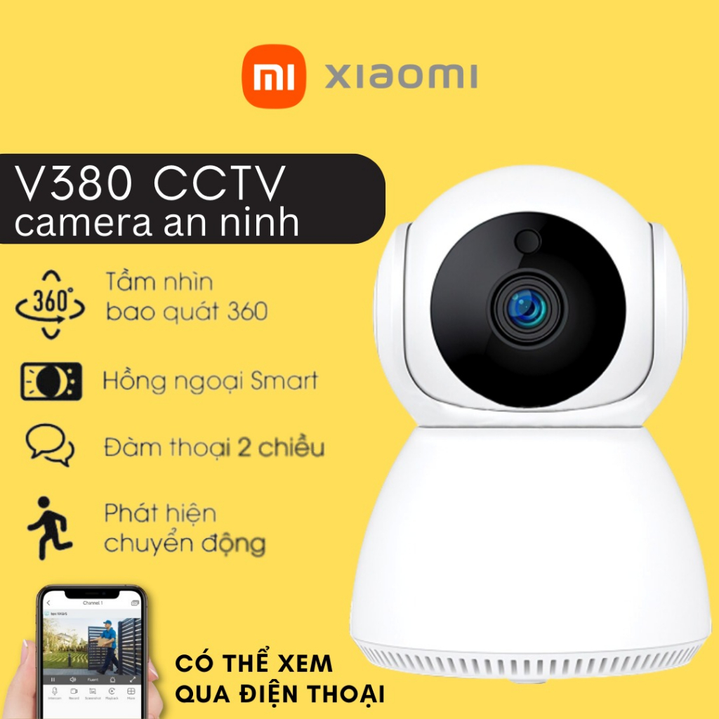 🔥MỚI🔥XIAOMI STYLE Camera quan sát mới V380 Pro 1080P Camera quan sát WiFi IP không dây Camera an ninh gia đình với Tự độ | BigBuy360 - bigbuy360.vn