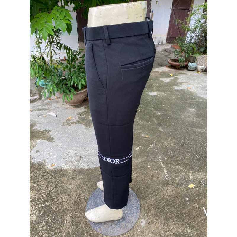 Quần Âu Nam Thêu Dior,Vải Tăm Lì Dày Dặn