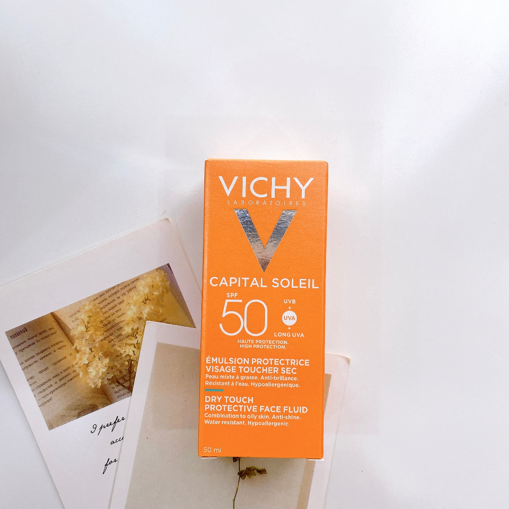 Kem chống nắng Vichy Capital Soleil SPF 50+++ kem chống nắng nâng tông nội địa Pháp