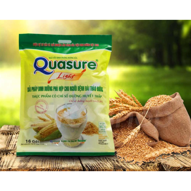 Bịch ngũ cốc Bibica Quasure Light.Giải pháp dinh dưỡng cho người đái tháo đường