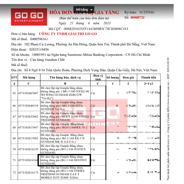 Mô hình lắp ráp HG Destiny Gundam / Heine Custom HGCE 224 / 226 224A/226A Clear 1/144