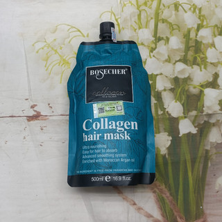 Kem ủ tóc collagen bosecher phục hồi kích thích mọc tóc hương nước hoa 500ml