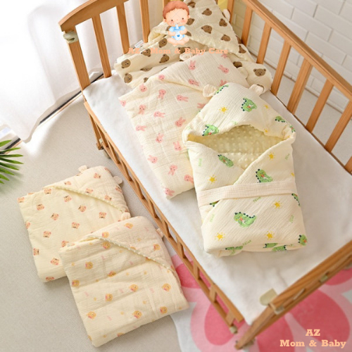 Ủ Xô Muslin Hạt Đậu Trần Bông Hàng Chính Hãng Sơ Sinh AZ Mềm Mại Ấm Áp Kích Thước 85*85cm - HT660