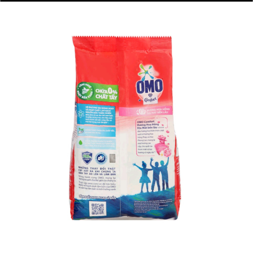 Bột giặt OMO comfort tinh dầu thơm 2,6kg