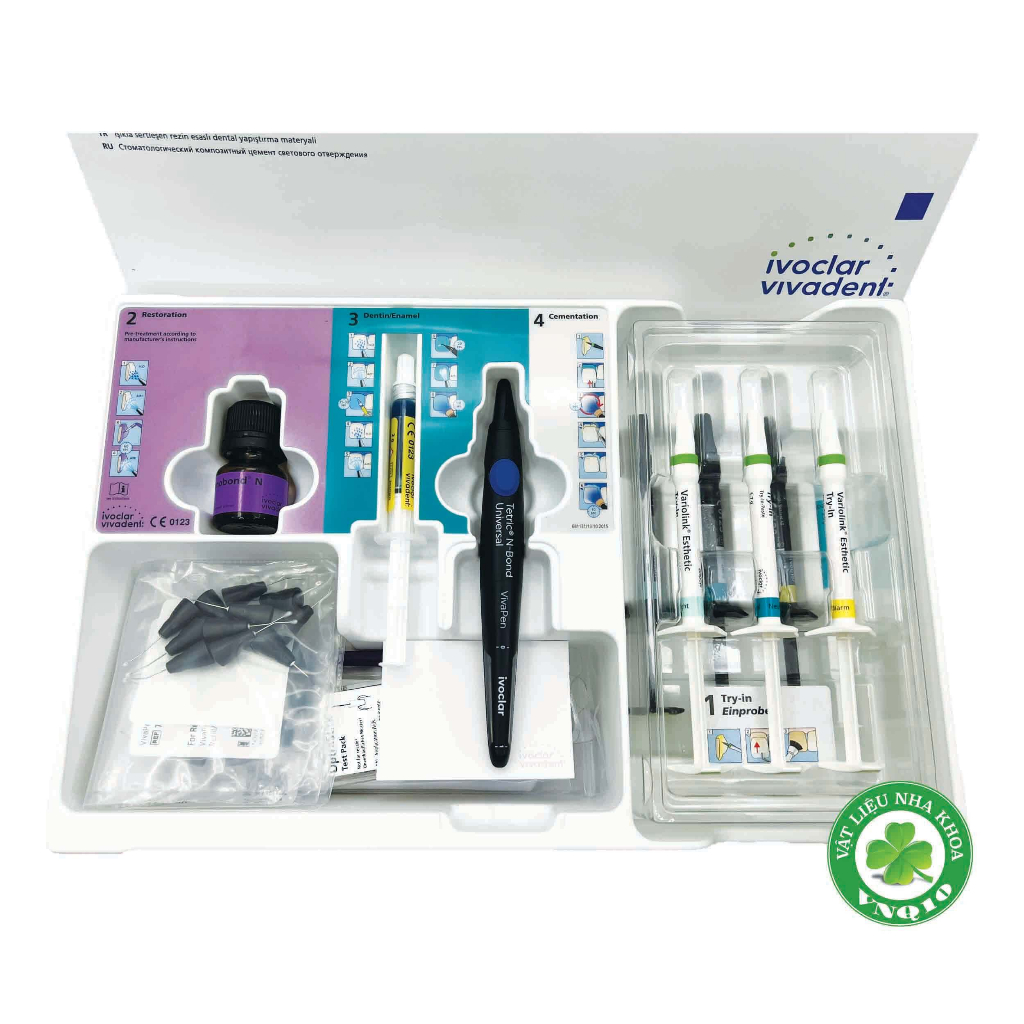 Xi măng gắn răng Veneer Variolink Esthetic LC Ivoclar Vivadent - Bộ