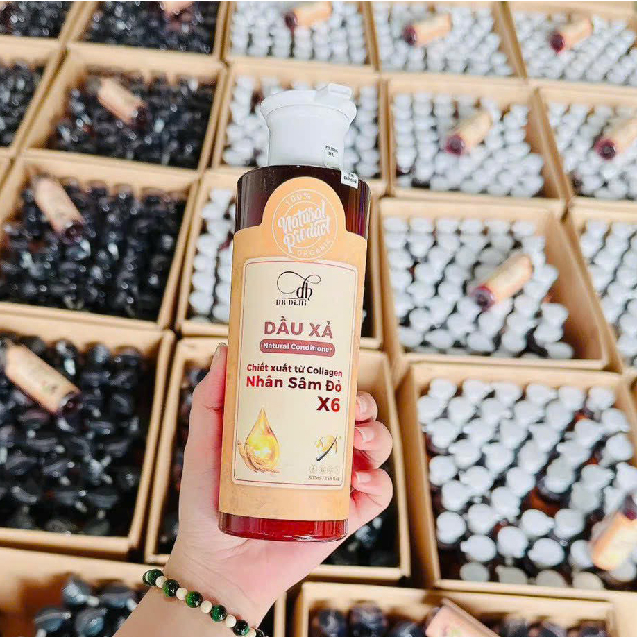 Dầu Xả Chiết Xuất Collagen Nhân Sâm Đỏ X6 Dr Di Hi Chính Hãng