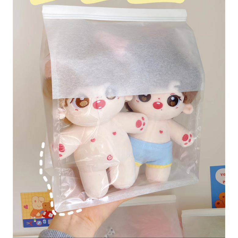 Túi bánh mì đựng doll và outfit tránh bụi