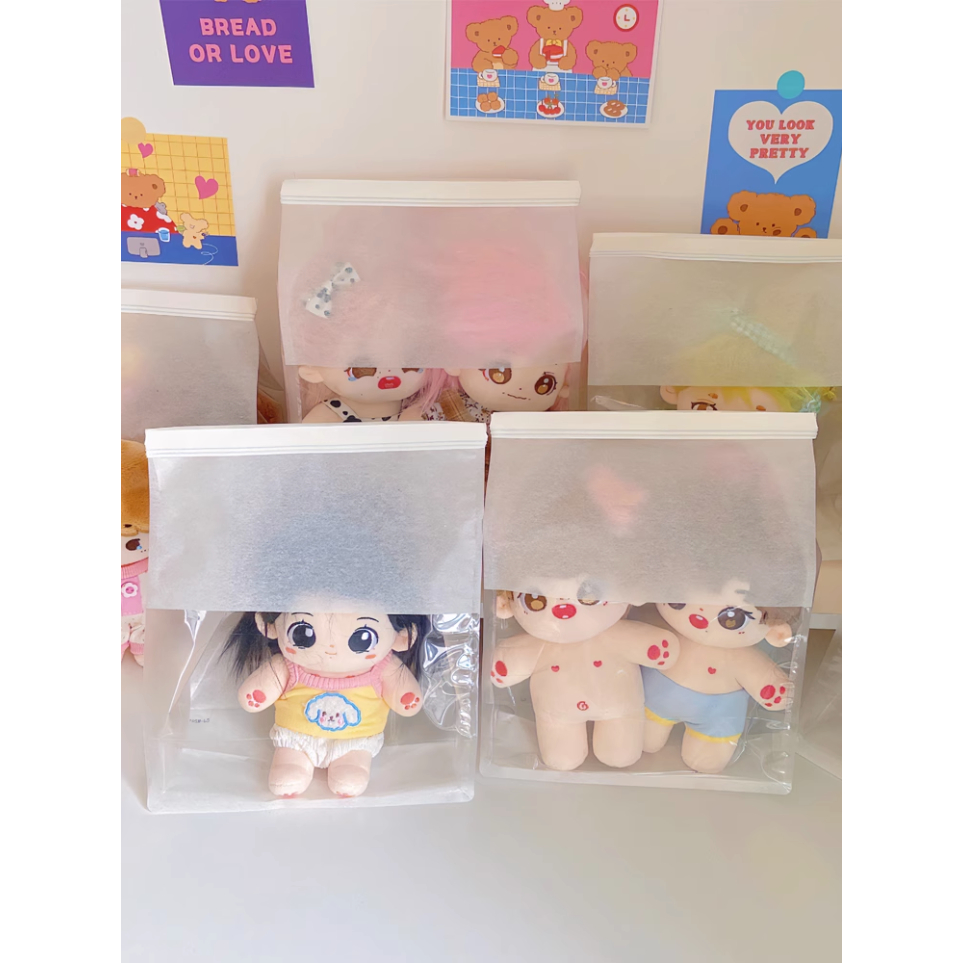 Túi bánh mì đựng doll và outfit tránh bụi