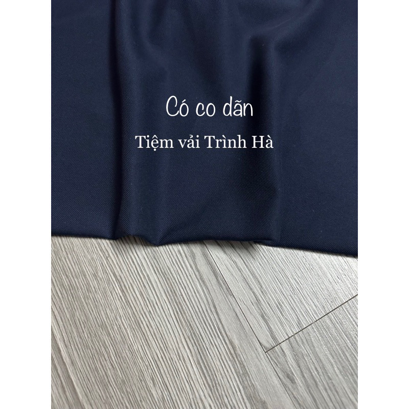 Vải Trình Hà Xanh Đen May Quần Tây Học Sinh - Công Sở Cao Cấp Chất Dày Mịn, Có 2 Loại Vải Siêu Đẹp