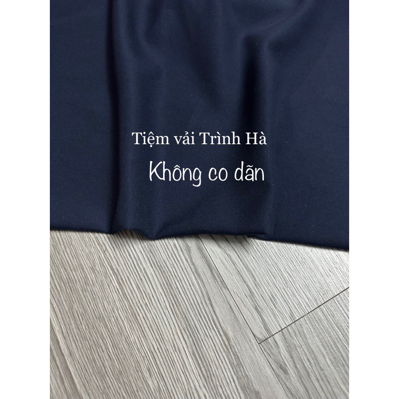 Vải Trình Hà Xanh Đen May Quần Tây Học Sinh - Công Sở Cao Cấp Chất Dày Mịn, Có 2 Loại Vải Siêu Đẹp