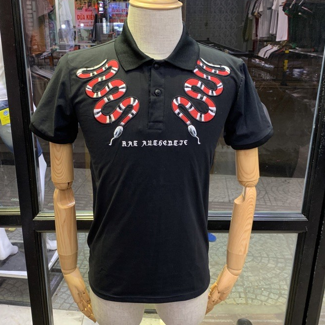 Áo thun nam POLO thêu r.ắ.n ĐỎ chữ nhật mẫu mới vải đẹp thời trang nổi bật HABOUTIQUE9