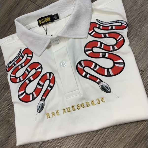 Áo thun nam POLO thêu r.ắ.n ĐỎ chữ nhật mẫu mới vải đẹp thời trang nổi bật HABOUTIQUE9