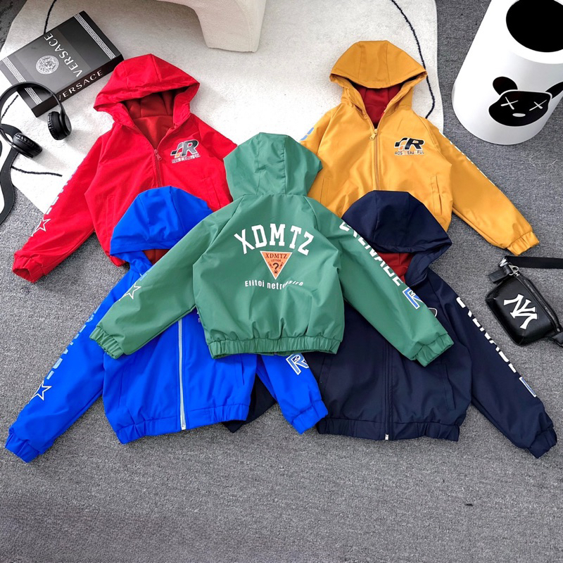 Áo Khoác Gió Trẻ Em Nam Nữ Năng Động Hàng Đẹp mã 02