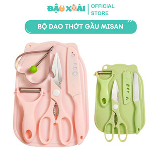 Bộ dao thớt Misan 5 chi tiết chế biến đồ ăn dặm