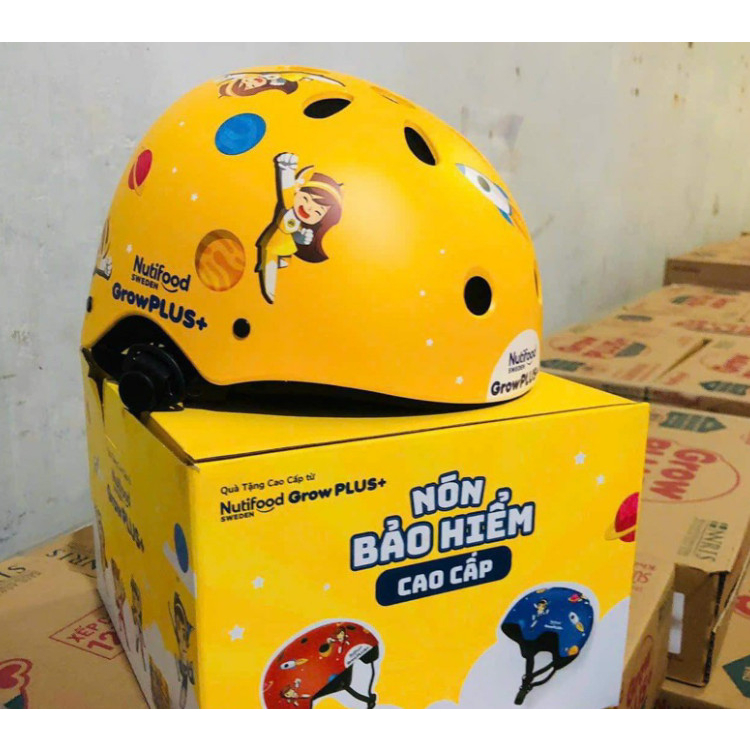Nón bảo hiểm cho bé quà Grow plus