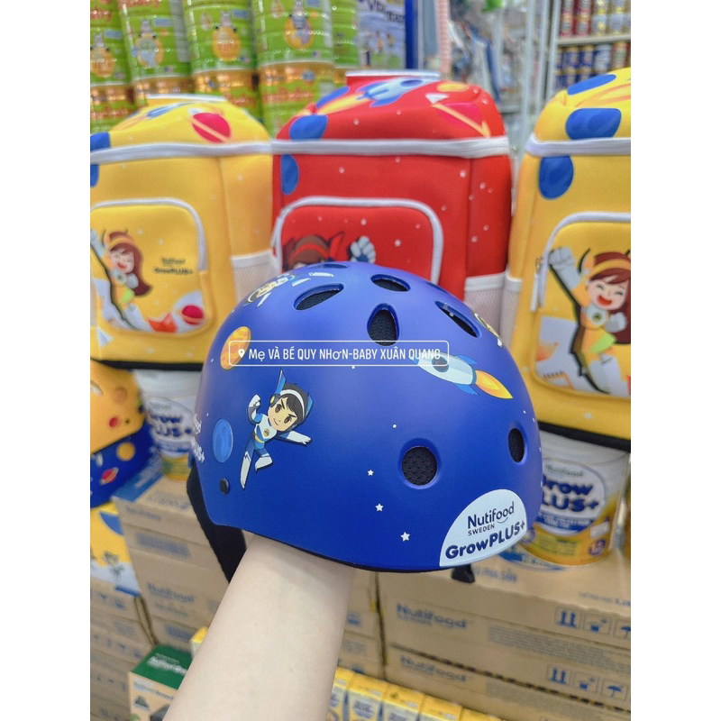 Nón bảo hiểm cho bé quà Grow plus