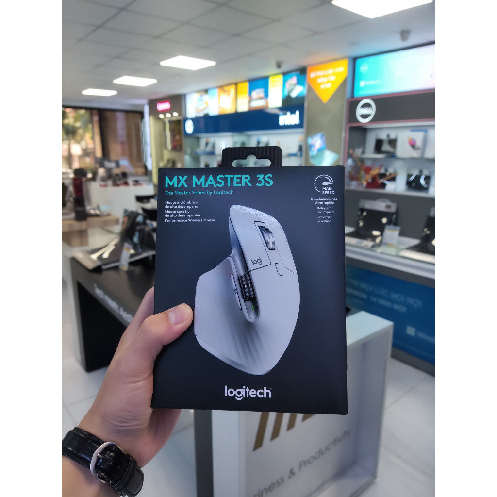 Chuột Logitech MX Master 3/3S Silent/3 Business/3s For Mac/3 For Mac - Wireless/Bluetooth - Hàng Chính Hãng