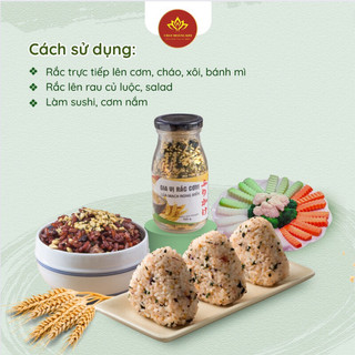Gia vị rắc cơm, lúa mạch rong biển chay