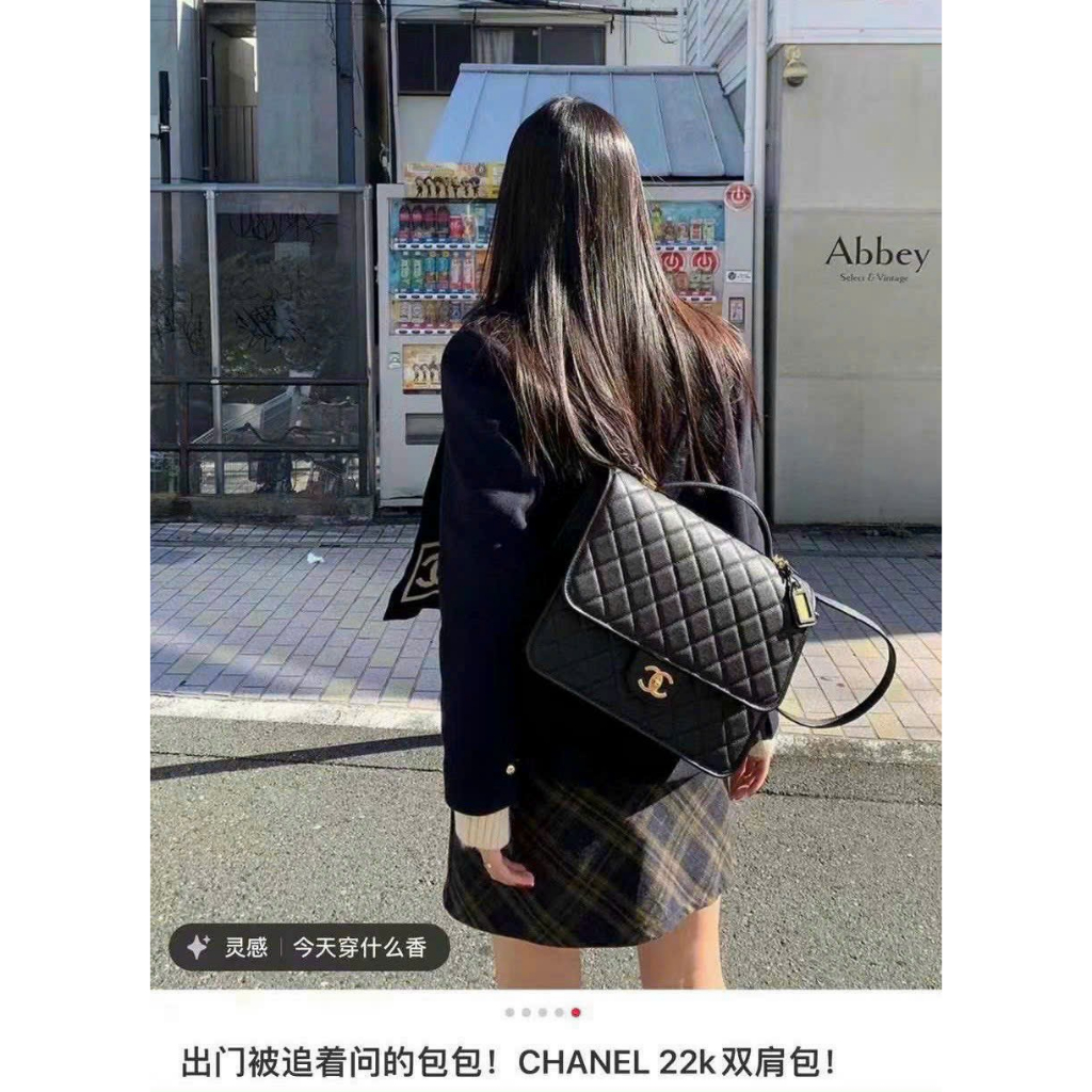 Balo dáng cặp công sở nam nữ unisex 2 trong 1 có quai cầm ô trám da bóng da lì size 30 fullbox super vip Cha nel Smano