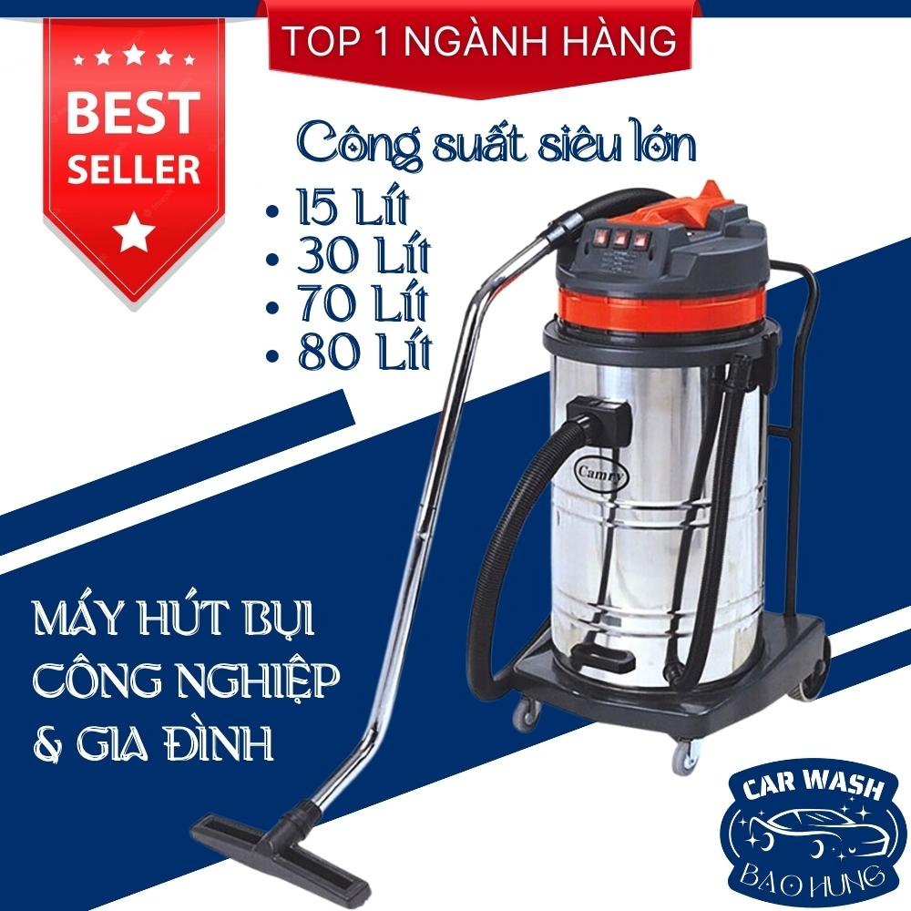 Máy Hút Bụi Công Nghiệp CAMRY, Máy Hút Bụi Gia Đình Công Suất Lớn 1500W, Dung Tích 30L-Bảo Hành 12 Tháng