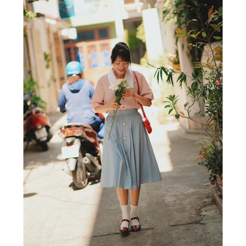 Áo sơ mi tay phồng Dreamer