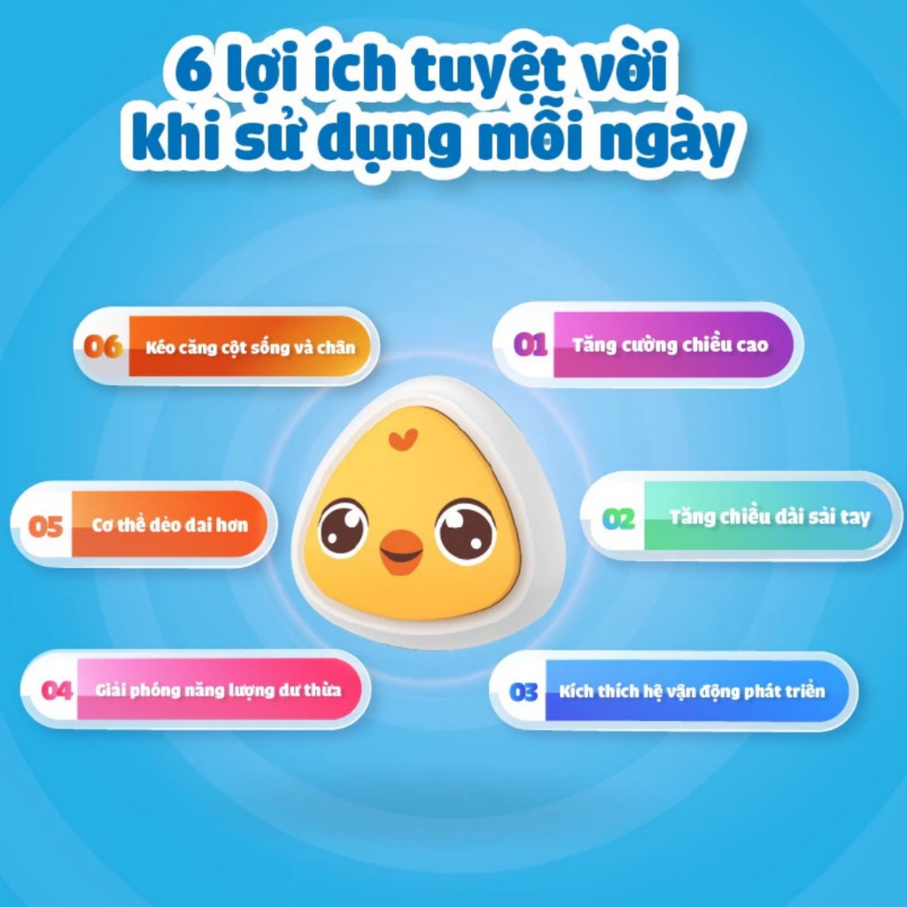 Bộ Đồ Chơi Nhảy Tăng Chiều Cao Dễ Thương Cho Bé