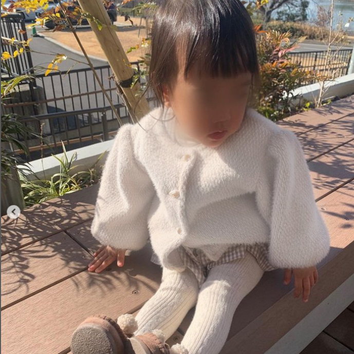 Áo cardigan lông tay bồng cao cấp Aosta ấm áp made in Korea cho bé gái 10-25kg thời trang trẻ em BABYKOREA