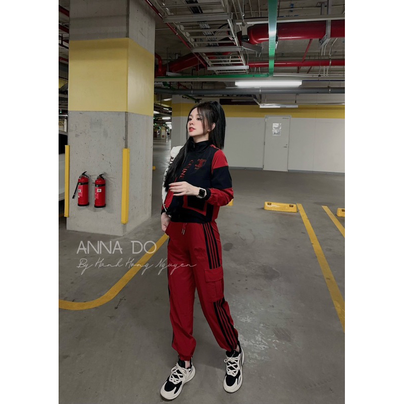 Sét bộ gió thể thao satin túi hộp