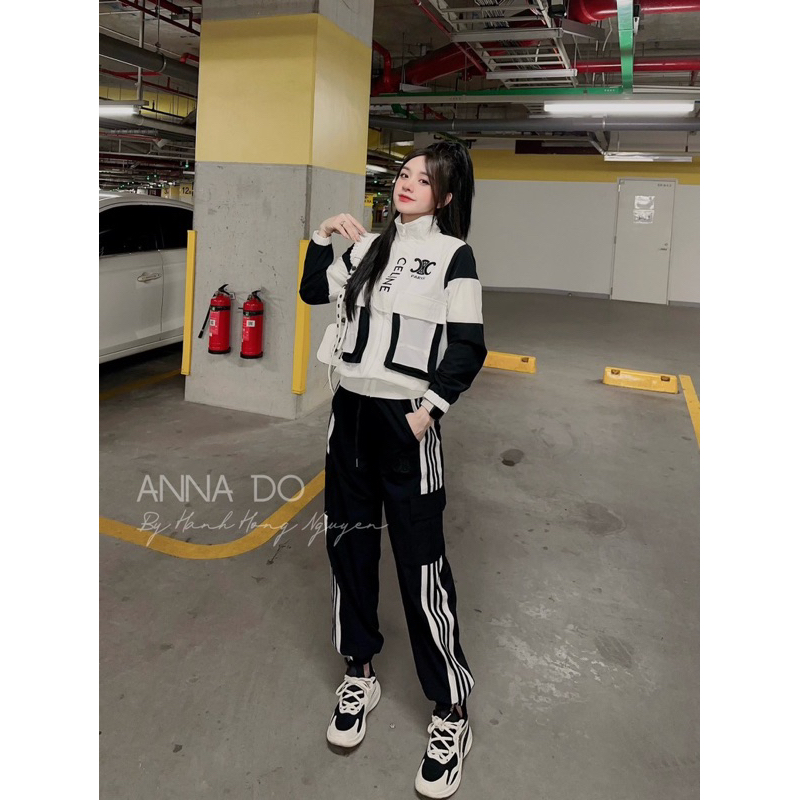 Sét bộ gió thể thao satin túi hộp