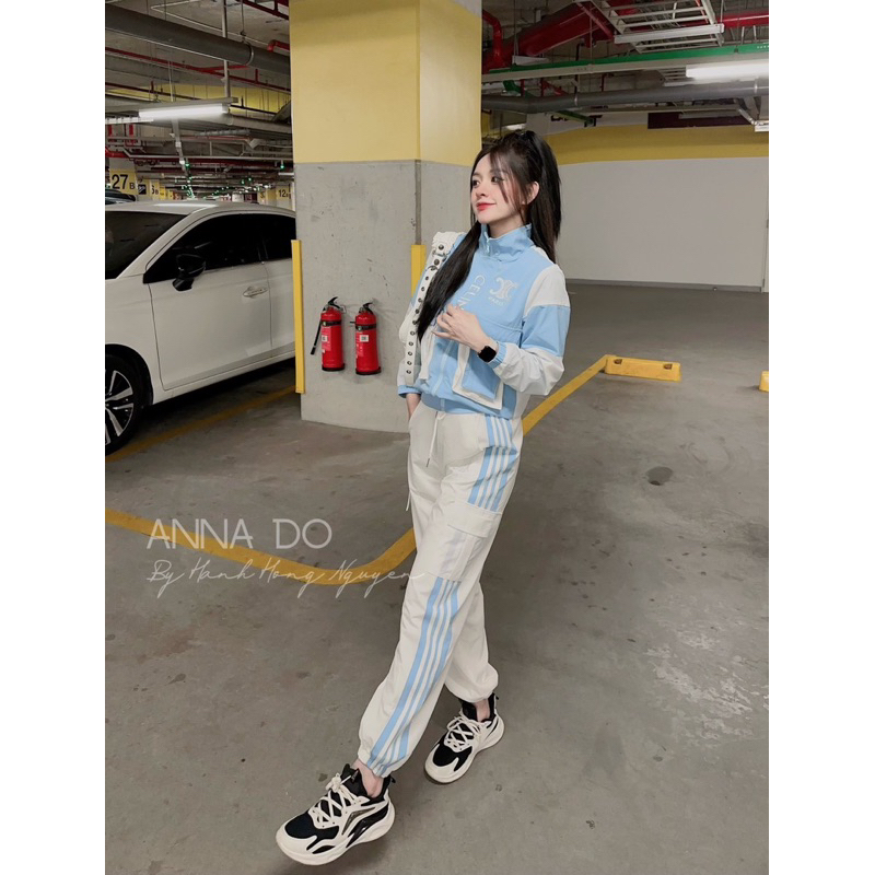 Sét bộ gió thể thao satin túi hộp