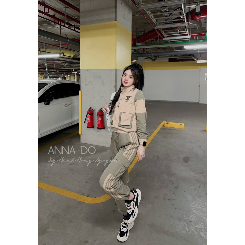 Sét bộ gió thể thao satin túi hộp