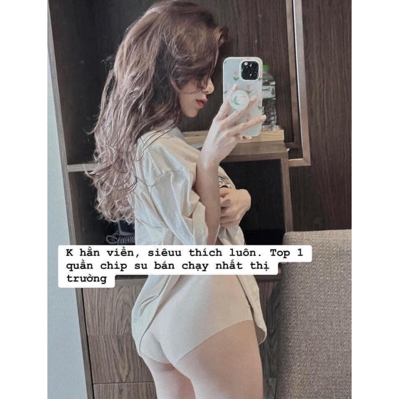 Quần su thạch sét 6 cái,quần tàng hình Quần Lót Nữ Su Thạch Băng Lụa Kháng Khuẩn Siêu Tàng Hình