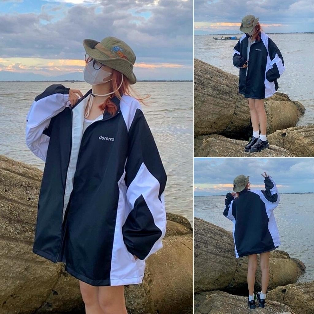 Áo khoác gió nam nữ D.E.R.E.R.O mẫu hot 2023 HARIQUEEN.FASHION HN48A