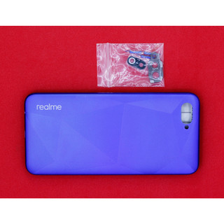 Vỏ bộ full Realme C2 (gồm: lưng, xương, vành kính camera, kính sau camera, phím hông) new zin