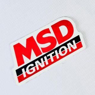 Tem sticker logo msd dán trang trí xe, decal chống thấm nước bền màu