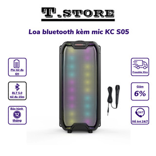 Loa Bluetooth KC S05 Tặng kèm mic hát Karaoke - Bảo hành 12 tháng