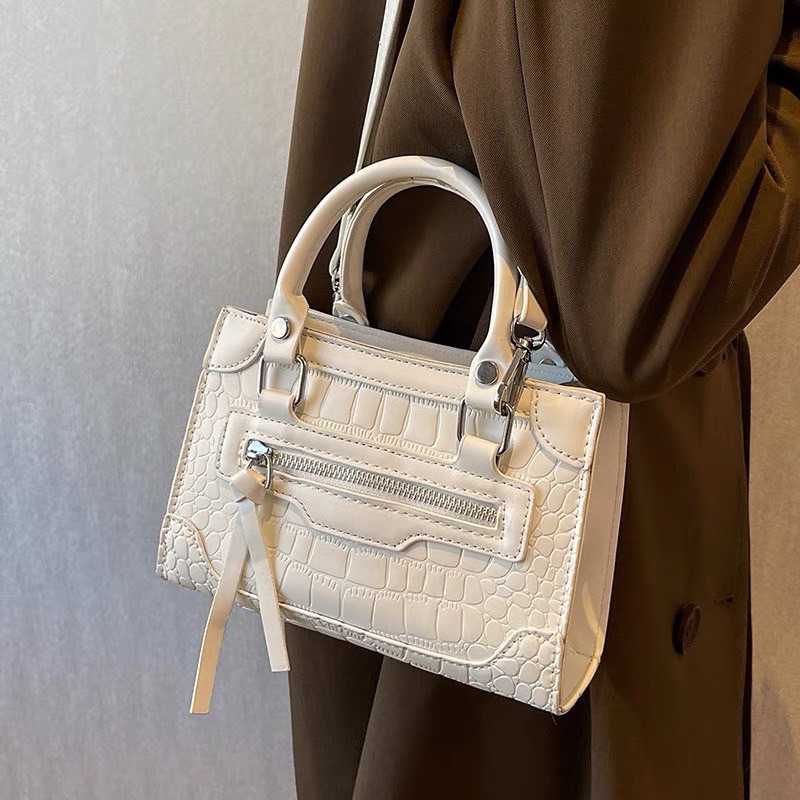 TÚI XÁCH NỮ QUAI XÁCH KÈM DÂY ĐEO CHÉO VÂN CÁ SẤU