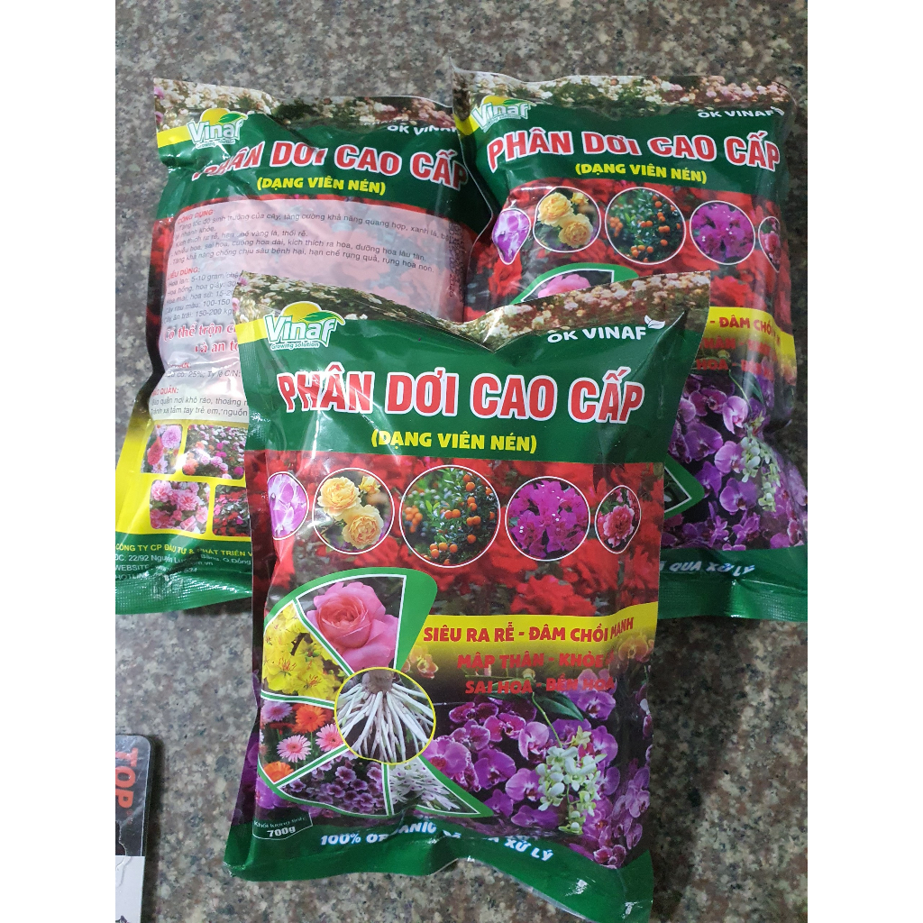 PHÂN DƠI DẠNG VIÊN NÉN CAO CẤP , SIÊU RA RỄ, ĐÂM TRỒI MẠNH góI 700G