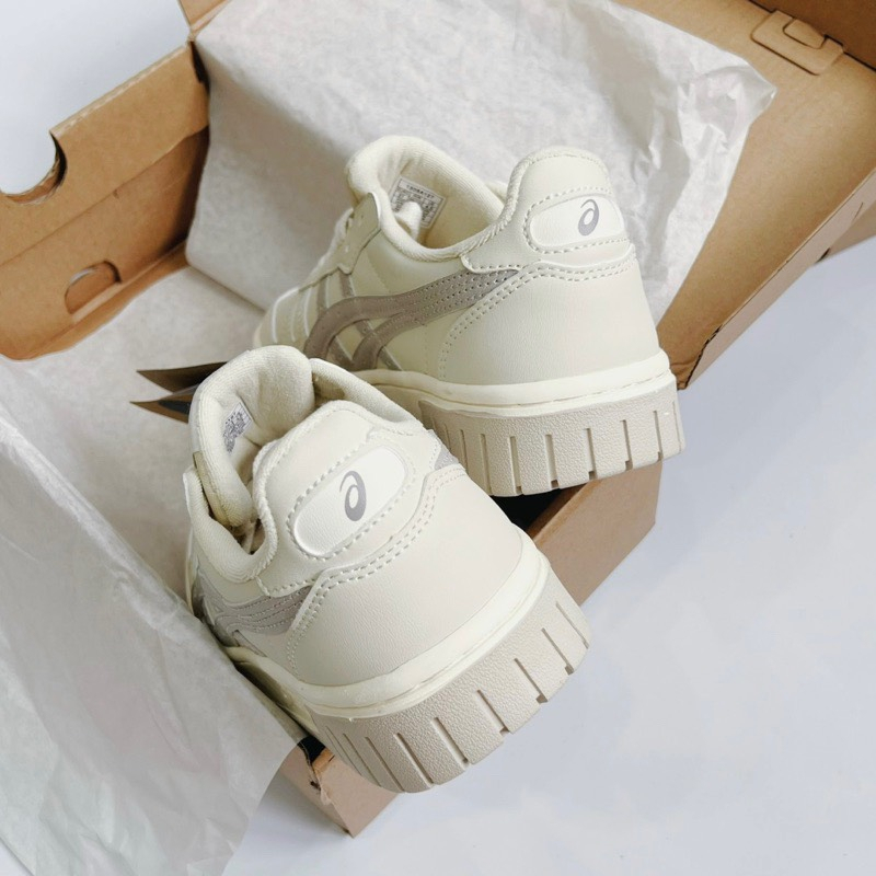 Giày Asics Court MZ đế nâu xám, Giày thể thao nam nữ Asics cổ thấp, đế tăng chiều cao full box bill | BigBuy360 - bigbuy360.vn