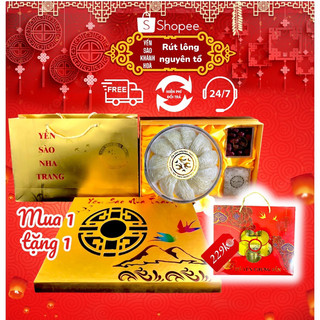 Tổ yến sào Khánh Hoà ⚡ GIÁ TỐT NHẤT ⚡ Tổ yến rút lông nguyên chất giúp chống lão hóa, cải thiện cấu trúc da