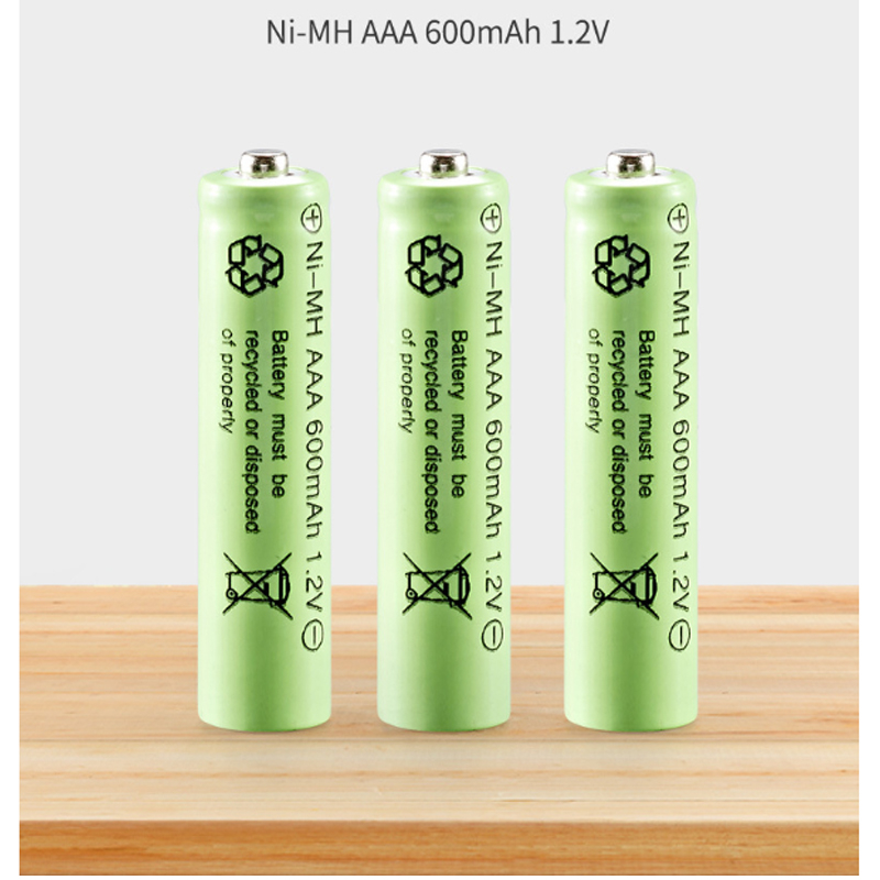 Pin đũa sạc AAA 600mAh 1,2V - Pin sạc 500 lần AA đồ chơi trẻ em, điều khiển tivi