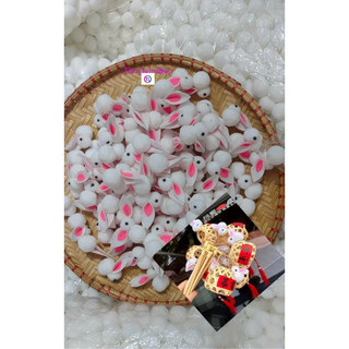 Thỏ ngọc, thỏ bông làm đèn lồng trung thu, nguyên liệu làm đèn lồng thỏ ngọc