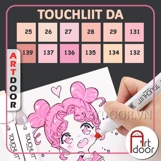 [ARTDOOR] Bút marker TOUCHLIIT 6 (màu Da) vẽ da người, truyện tranh, manga, minh họa