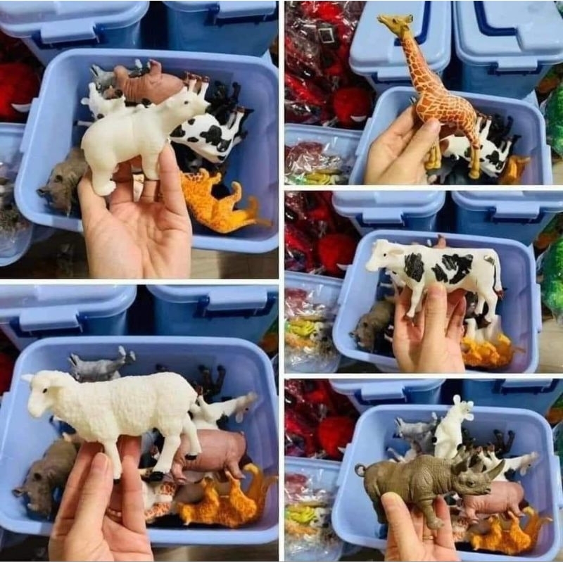 Bộ Động Vật 58 Chi Tiết Cho Bé Đồ Chơi Mô Hình Động Vật