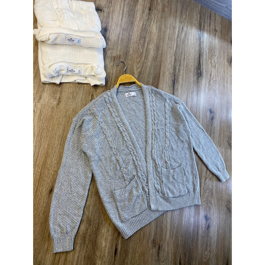 Áo Len Cardigan Hollister dư chính hãng