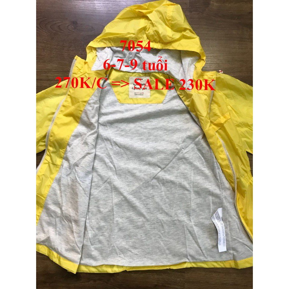 * Mã 7054: Áo gió #Zara dư xịn bé gái,  Áo khoác gió/Áó chống nắng 2 lớp bé gái #Zara_Girls).