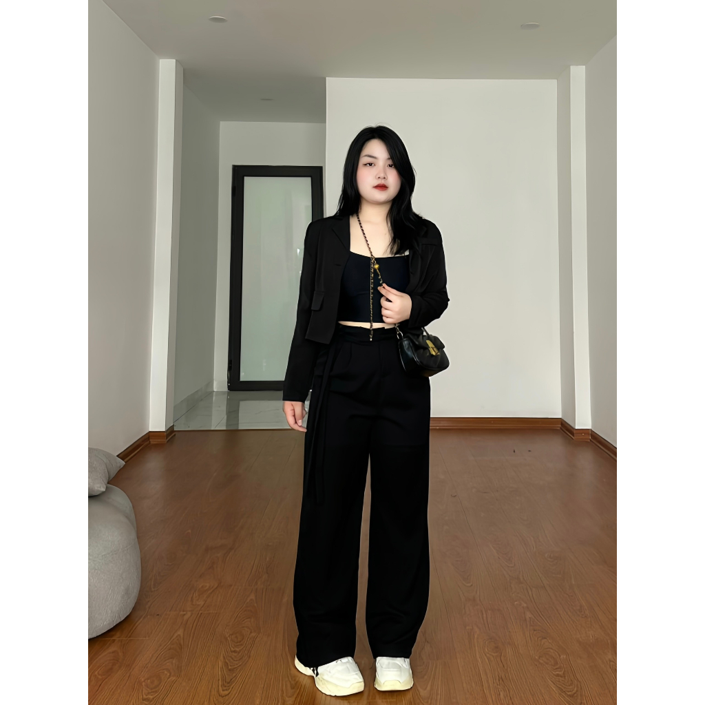 Quần vải BIGSIZE dây khuy M1138 55-95KG