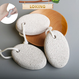 Đá bọt biển chà gót chân tẩy tế bào chết, hình bầu dục - LOKING