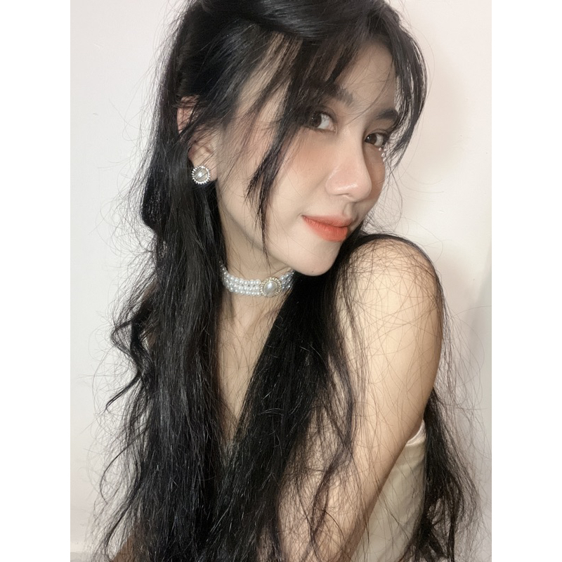 Hoa tai lấp lánh - hoa tai phong cách retro cổ điền