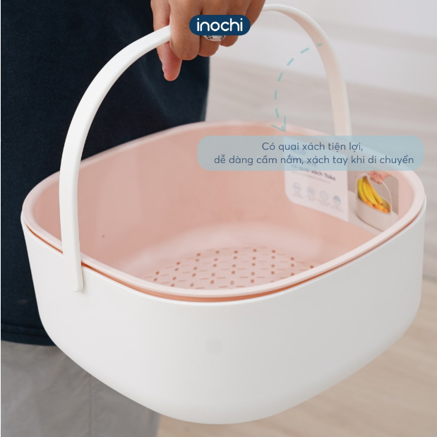 Bộ thau rổ có quai xách Yoko 27cm, phong cách tối giản sẽ mang tới cho không gian sống của nhà bạn vẻ đẹp tinh tế